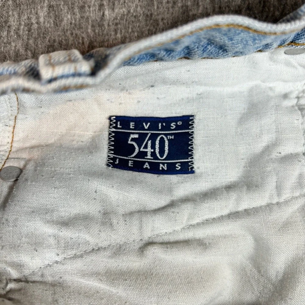 Vintage Levis 540 Relaxed Jeans Mens 36x32 Fit 35x31 Straight Leg USA 1990 Faded
